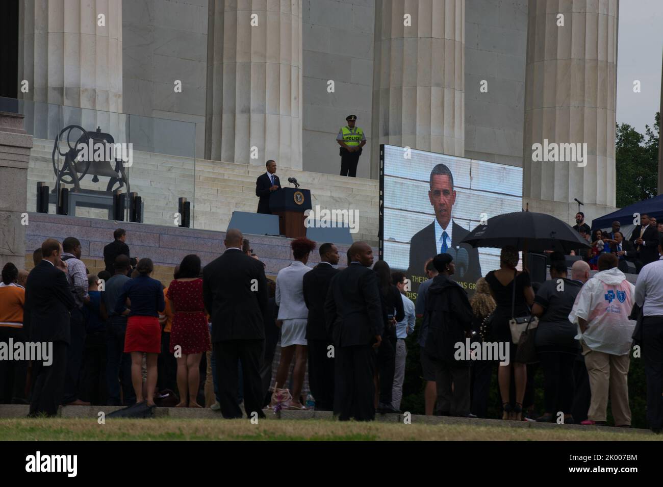 50th Anniversary March on Washington event, National Mall and Lincoln ...