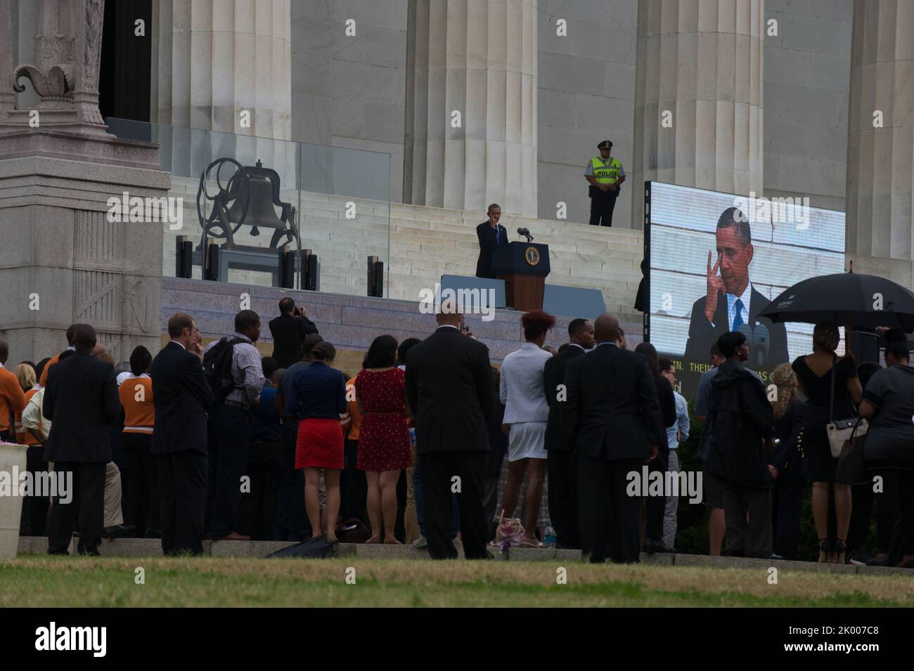50th Anniversary March on Washington event, National Mall and Lincoln ...
