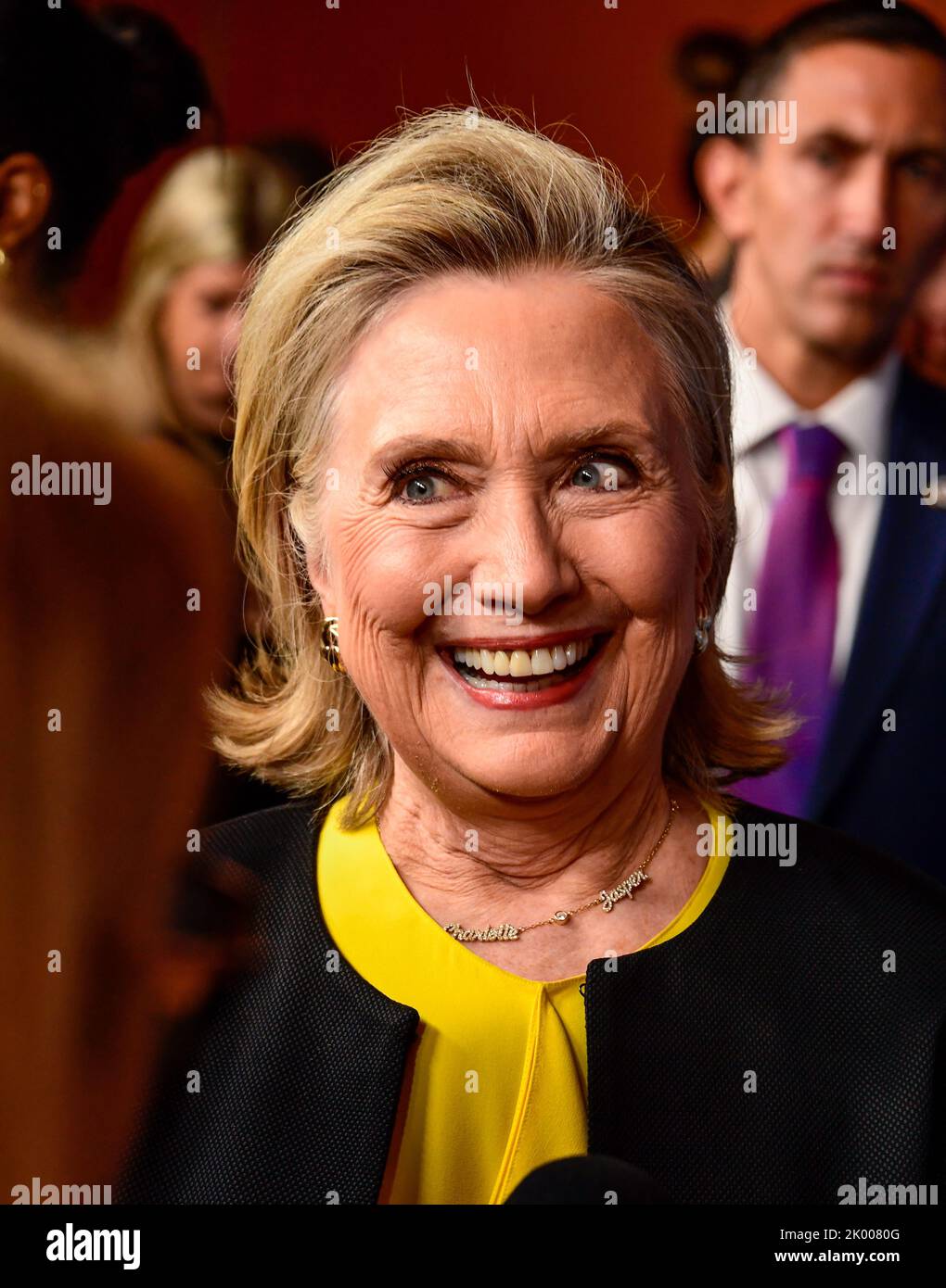 September 8, 2022, New York City Hillary Clinton arrives to APPLE TV Docuseries Premiere of