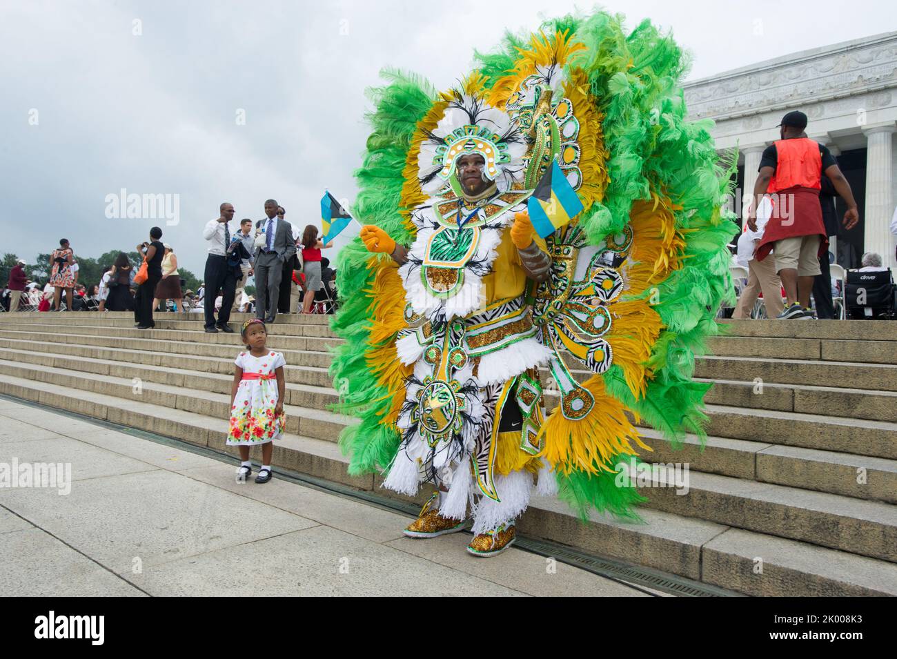 50th Anniversary March on Washington event, National Mall and Lincoln ...