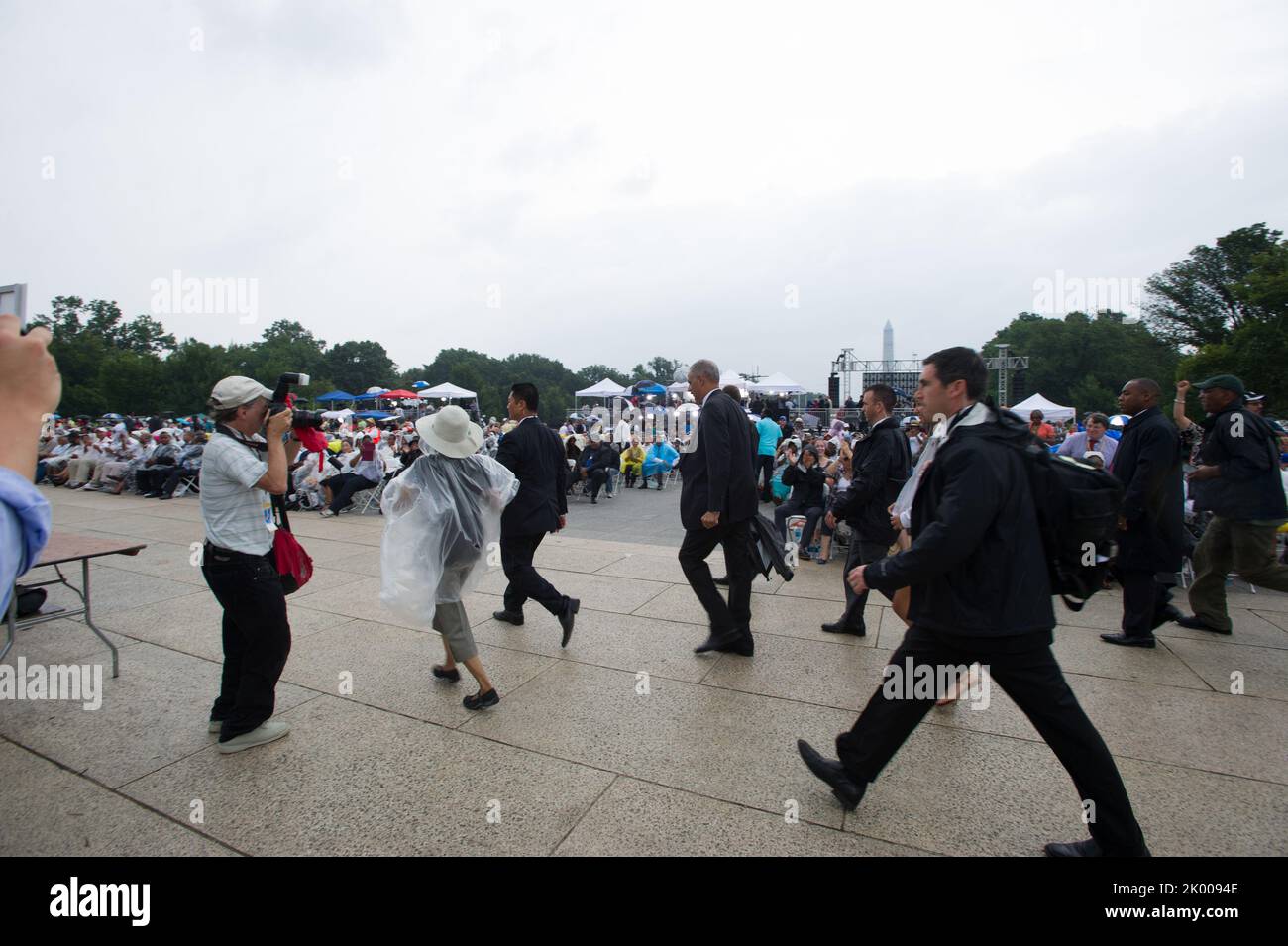 50th Anniversary March on Washington event, National Mall and Lincoln ...