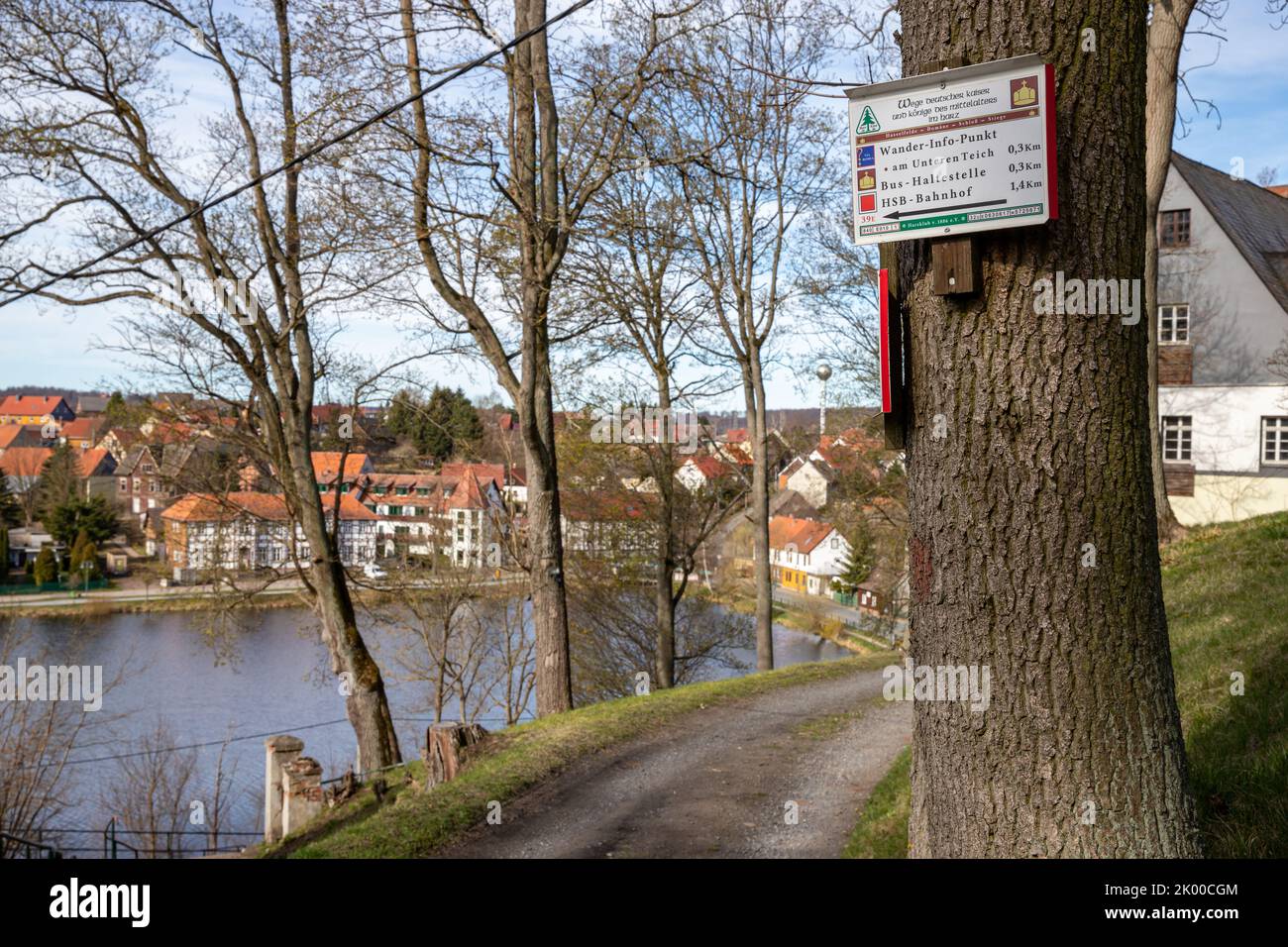 Impressionen aus Stiege im Harz Stadt Oberharz am Brocken Stock Photo