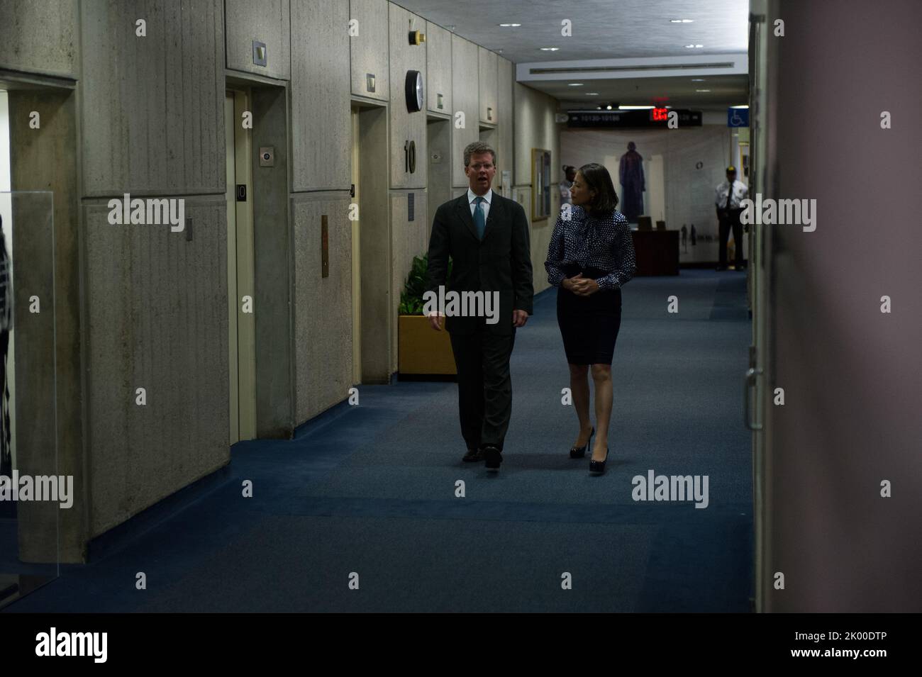 Secretary Shaun Donovan giving interview, tour of HUD headquarters, to ...