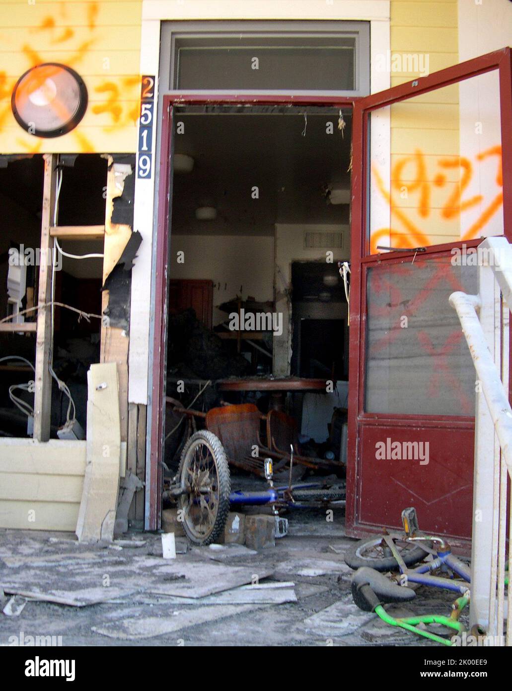 Highlight views Hurricane Katrina impact in New Orleans, Louisiana