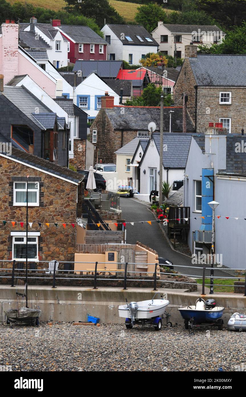 Little Haven coastal village in Pembrokeshire, Wales, UK Stock Photo