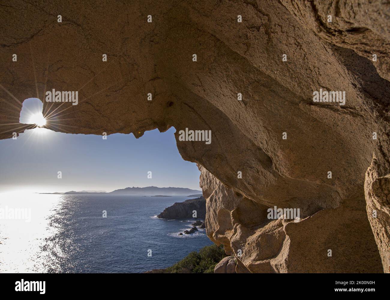 Rocce e mare di Sardegna Stock Photo