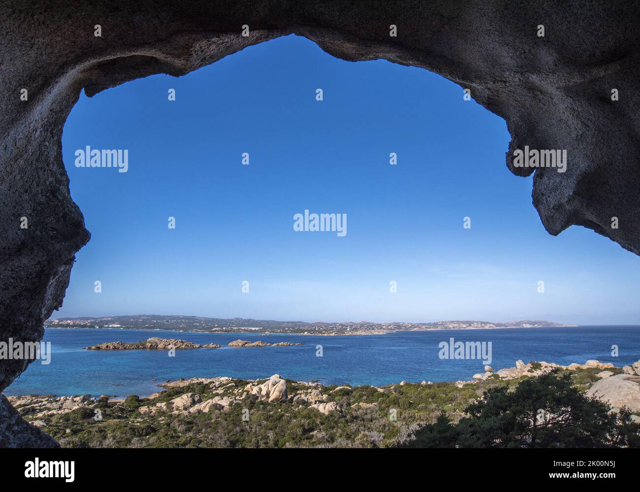 Rocce e mare di Sardegna Stock Photo