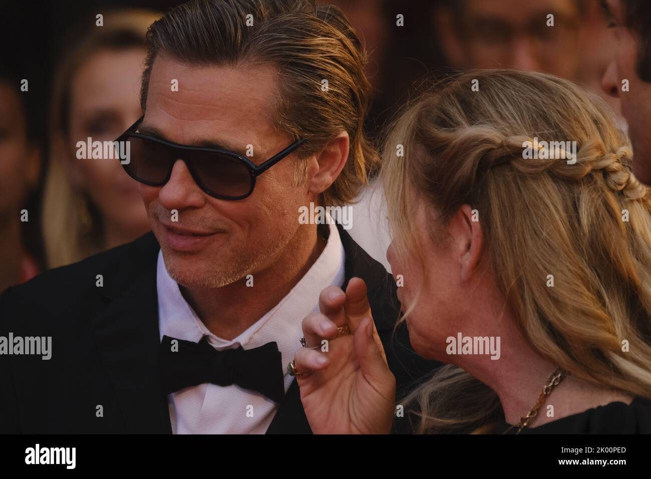 American actor Brad Pitt at the 79 Venice International Film Festival 2022. Blonde Red Carpet. Venice, Italy, September 8th, 2022 Stock Photo