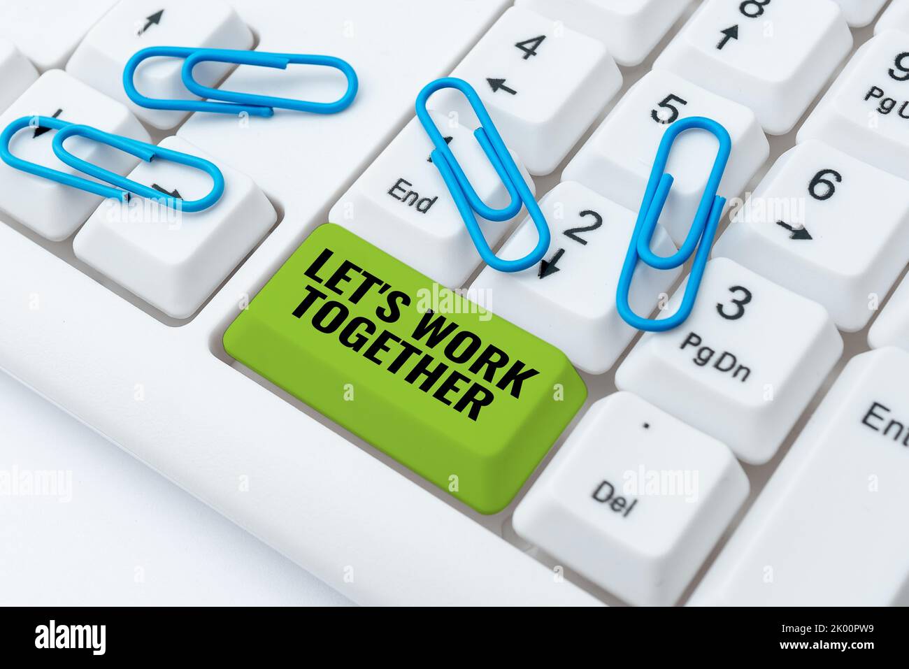 Handwriting text Let S Is Work Together. Business concept Unite and ...