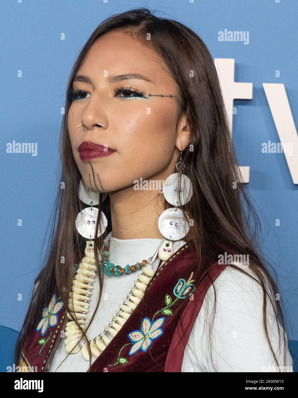 New York, USA. 08th Sep, 2022. Quannah Rose Chasinghorse-Potts attends