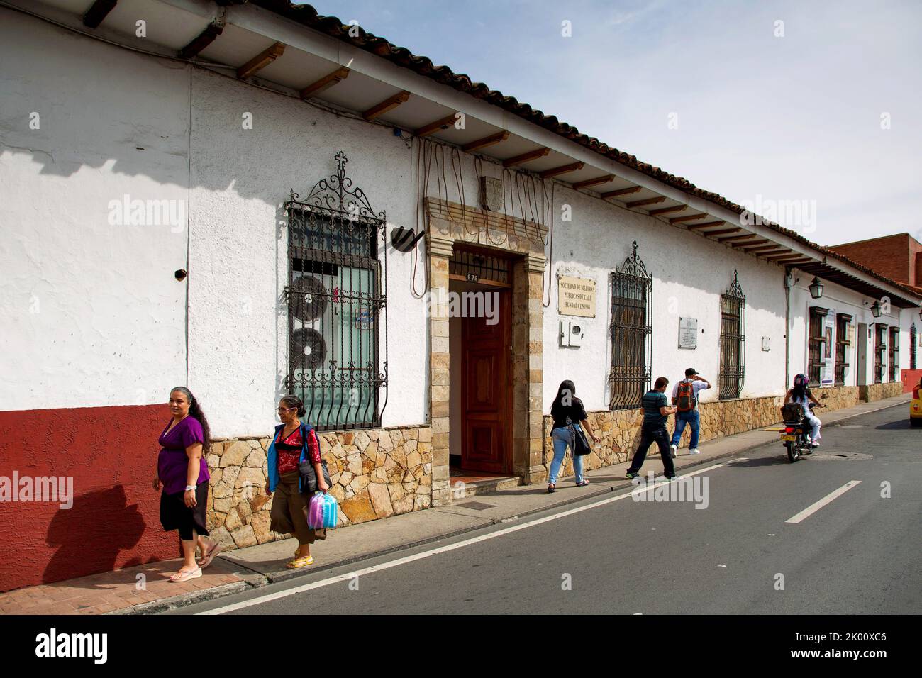 Colombia, Cali,La Merced complex is a former convent from 1536 houses now several museums. Stock Photo