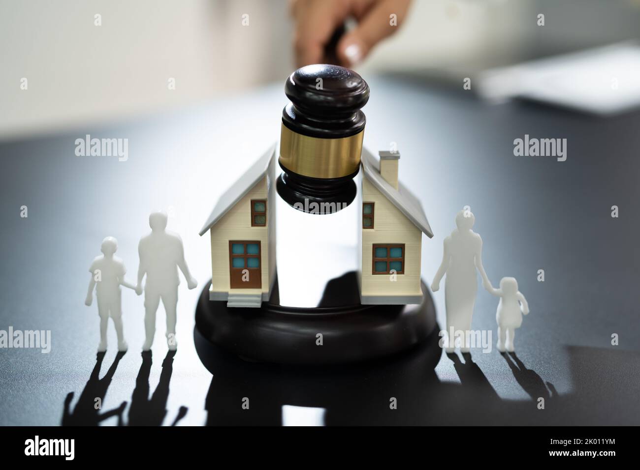 Divorce Lawyer Or Attorney. Estate Real Law Stock Photo