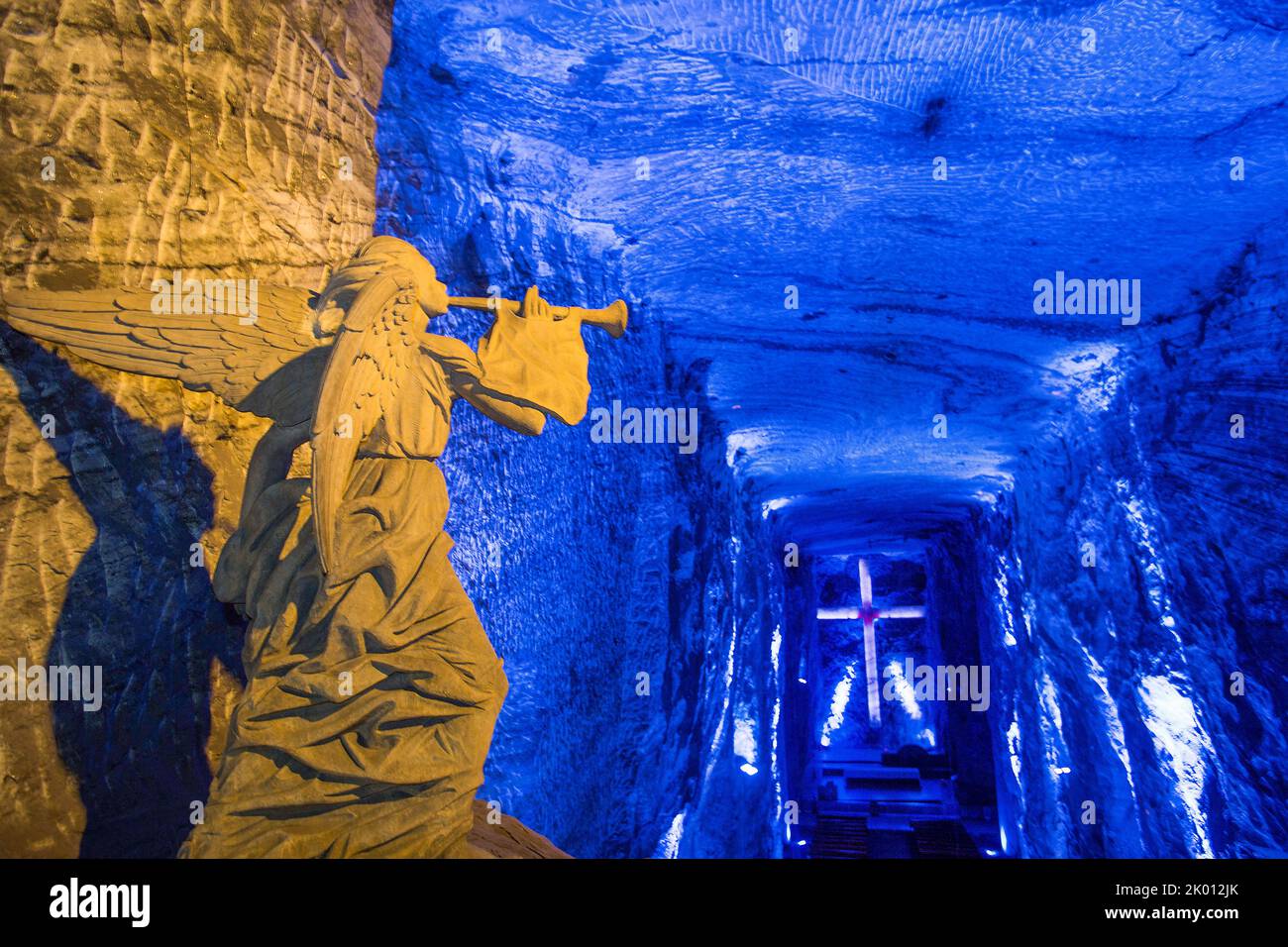Colombia, Zipaquira,the underground Catedral de Sal or Salt Cathedral