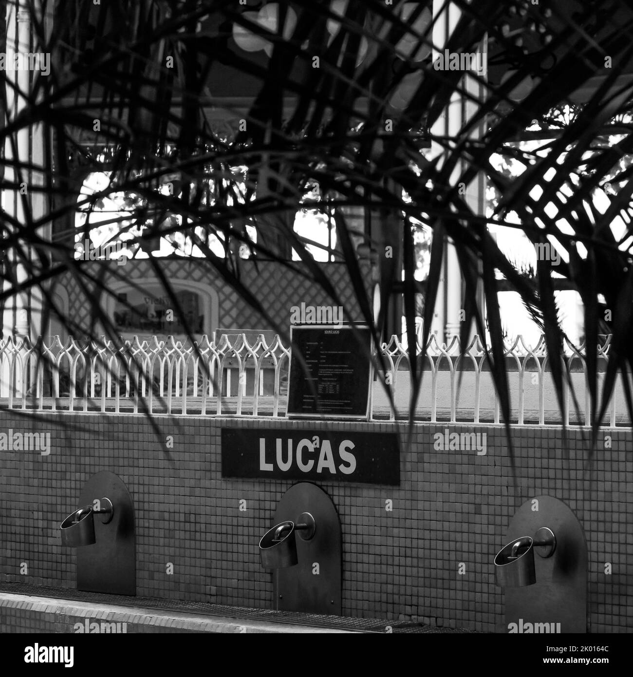 Lucas spring, Vichy, Allier, AURA Region, Central France Stock Photo ...