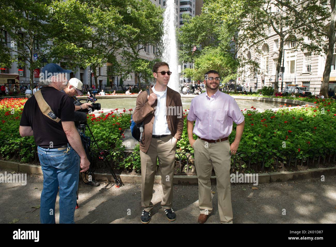 New York City, shortly before 10th anniversary of September 11, 2001