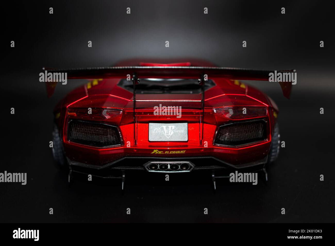 LAMBORGHINI AVENTADOR LIBERTY WALK - LB WORKS LIMITED EDITION VIOLET CAPOT CARBONE
