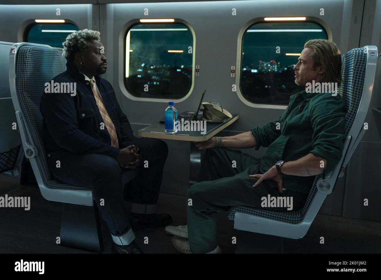 BULLET TRAIN (2022) BRIAN TYREE HENRY  BRAD PITT  DAVID LEITCH (DIR)  SONY PICTURES ENTERTAINMENT/MOVIESTORE COLLECTION Stock Photo