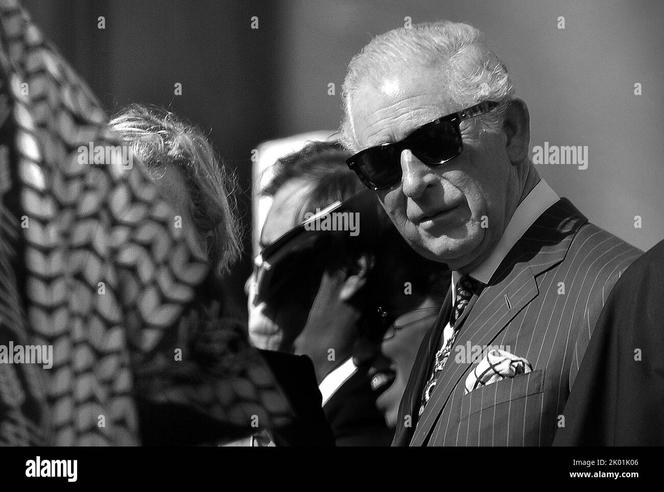 The new King Charles III. In the archive photo: Charles, Prince of Wales attends the Canonization Mass on October 13, 2019 In Saint Peter's square at the Vatican. Stock Photo