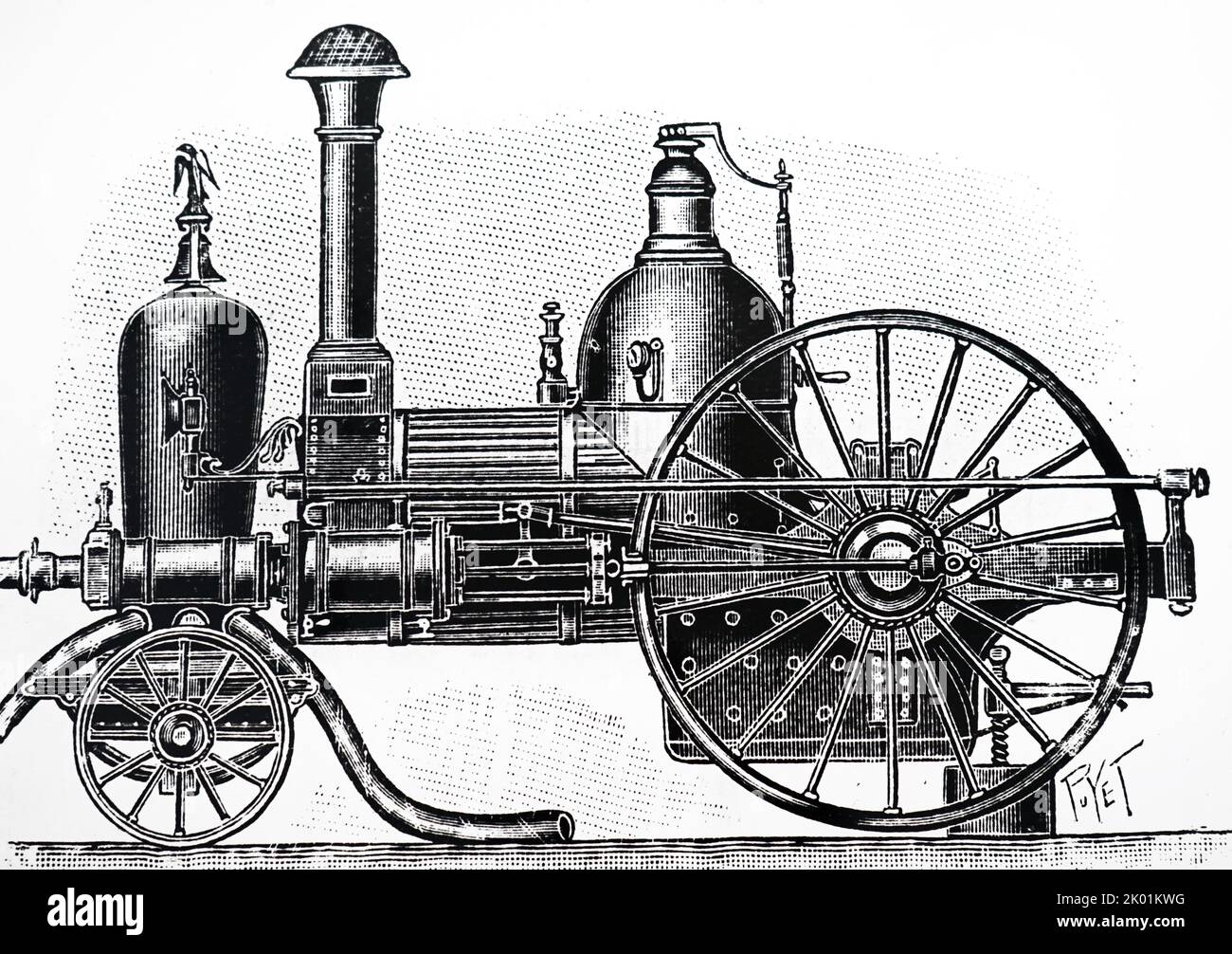 Early steam fire engine hi-res stock photography and images - Alamy