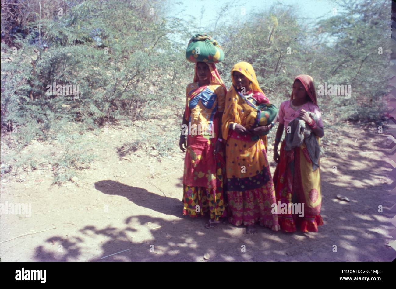 Village women's Kutch, Gujrat Stock Photo
