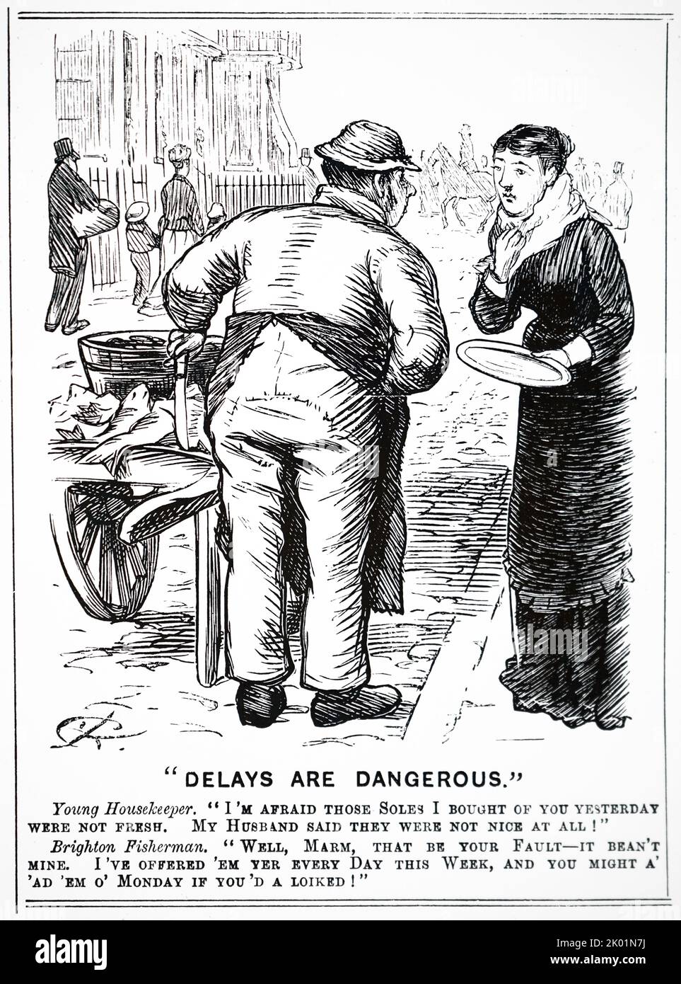 The customer is always wrong! Cartoon from Punch Stock Photo Alamy