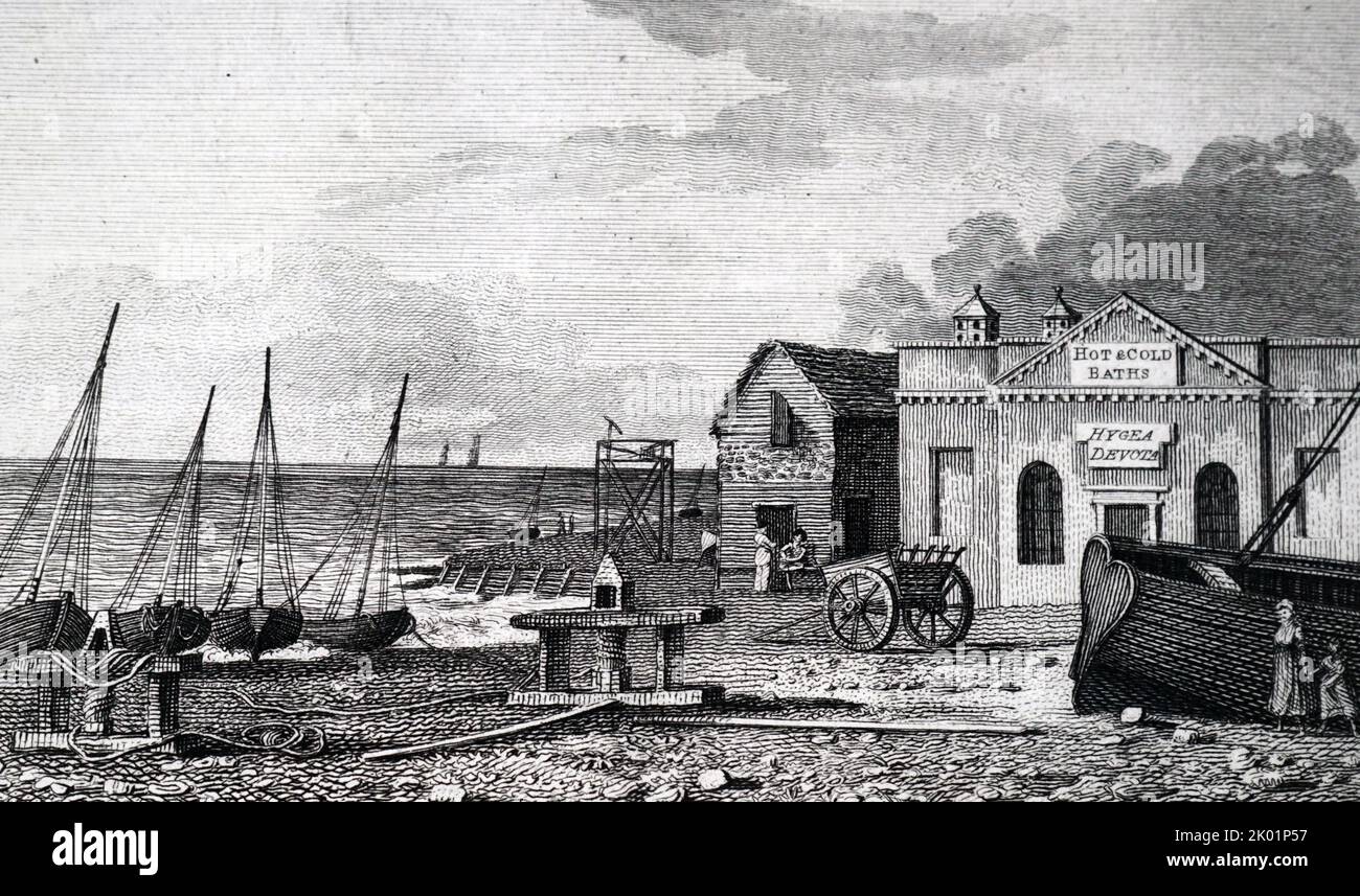 Hot and cold water baths, Brighton Stock Photo Alamy