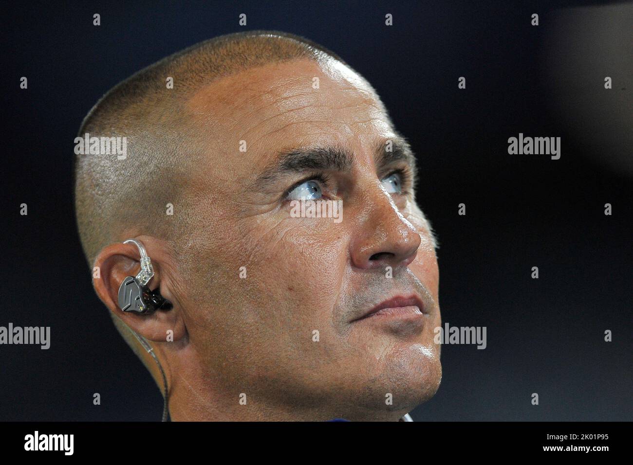 Fabio Cannavaro former footballer , during the match of the uefa champions league between Napoli vs Liverpool final result, Napoli 4, Liverpool 1, mat Stock Photo