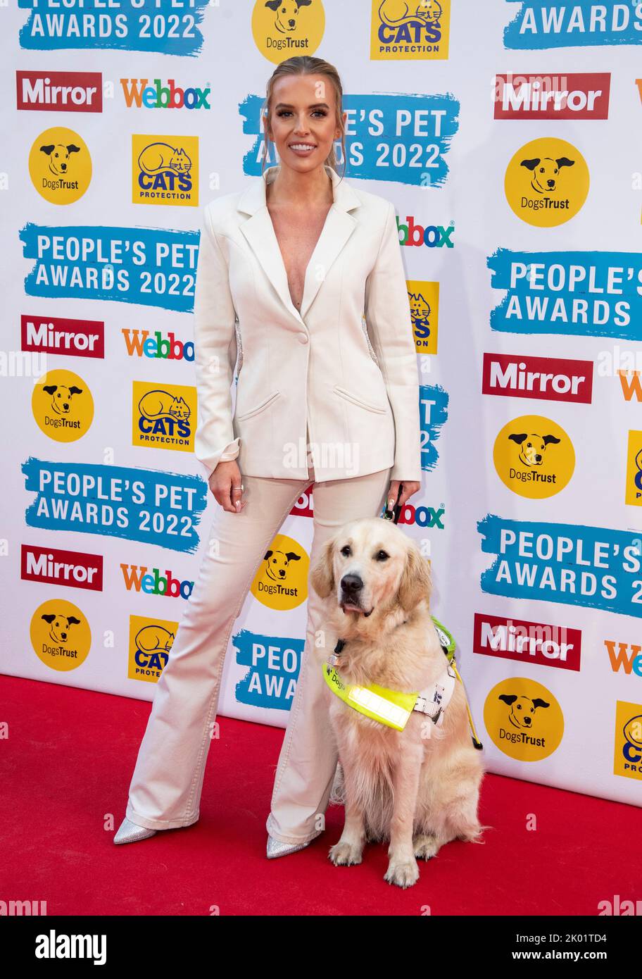 Faye Winter attends the ‘Mirror People’s Pet Awards’ at the Grovenor