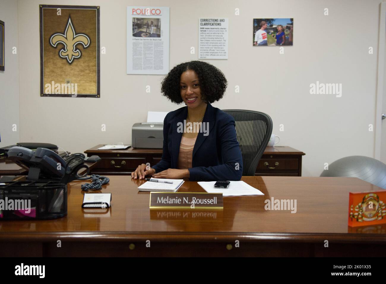 Closeups of Melanie Roussell, Public Affairs Stock Photo - Alamy
