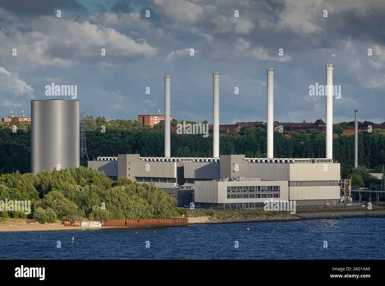 Kiel, Germany. 05th Aug, 2022. The coastal power plant of Stadtwerke
