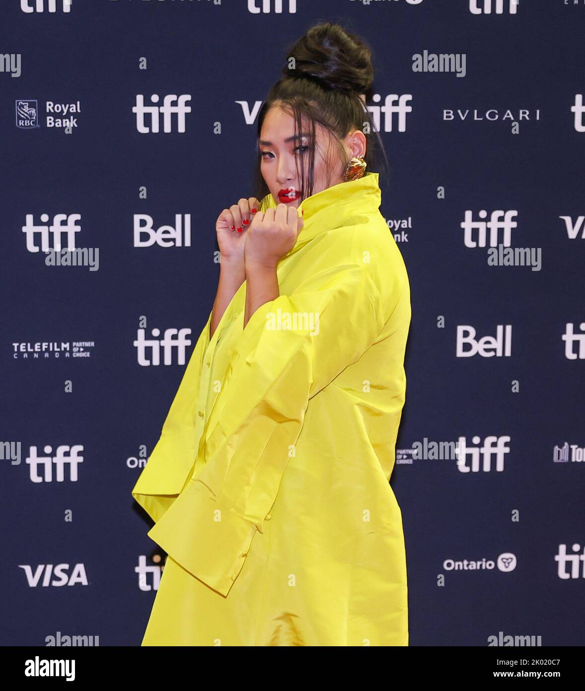 Toronto, Canada, 08/09/2022, Chloe Flower attends the Toronto Film