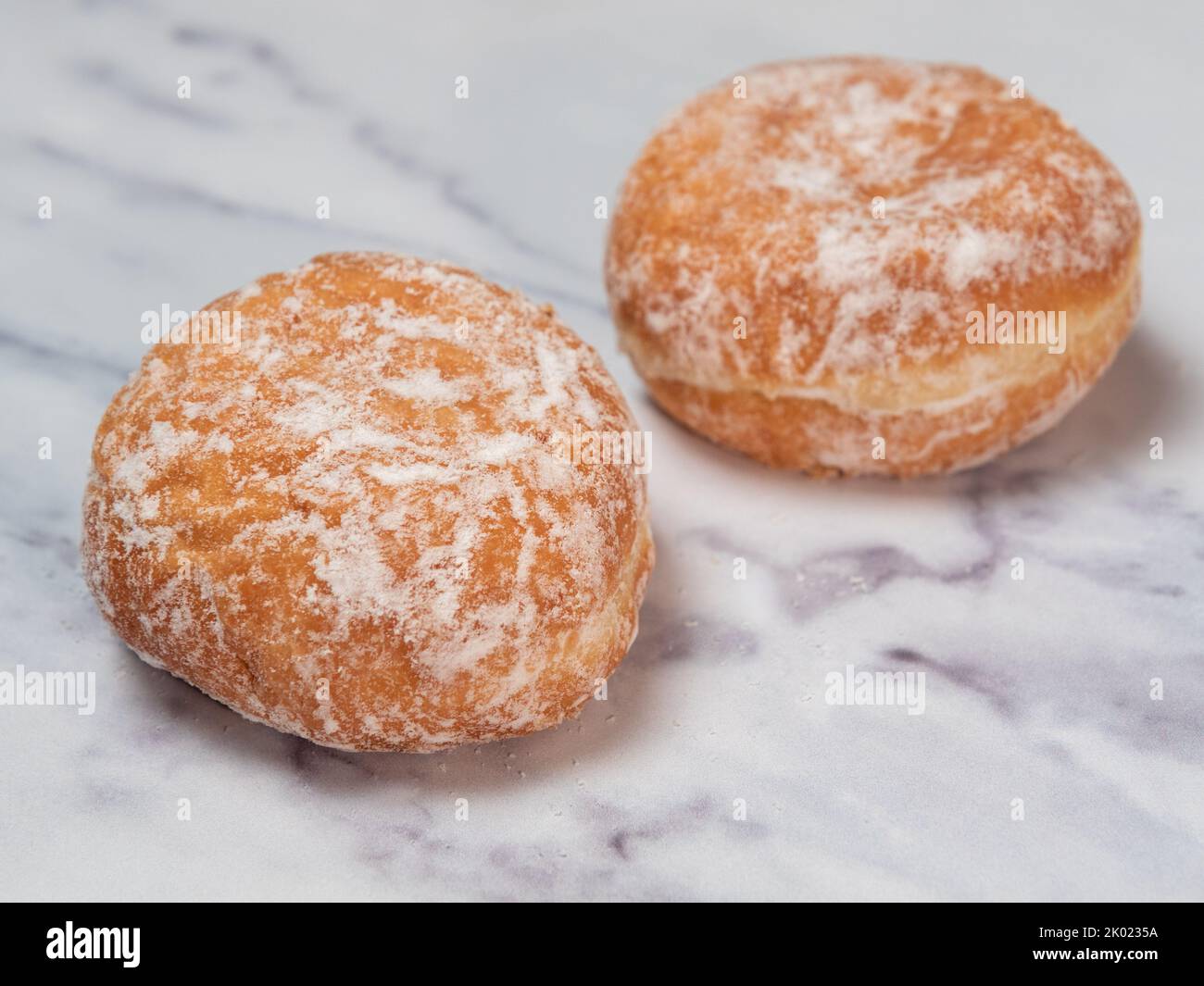 two doughnuts Stock Photo