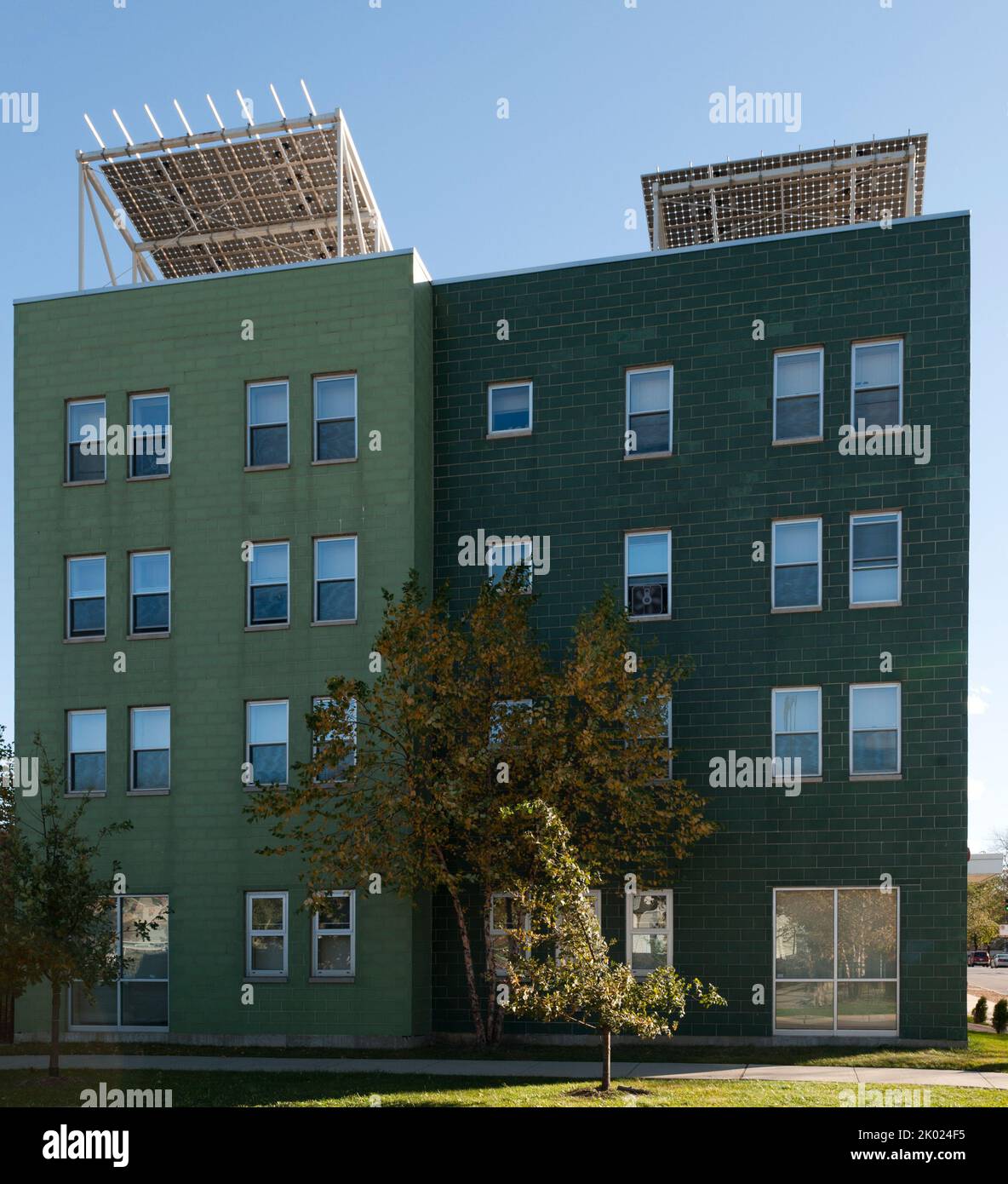 Photo inspiration: Eco Friendly Multifamily Buildings Reference: Multifamily Residential Building Design Hi Res Stock Photography And