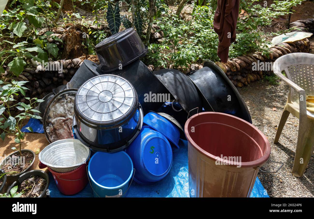 cleaned-or-washed-pottery-used-by-large-asian-kitchen-stock-photo-alamy