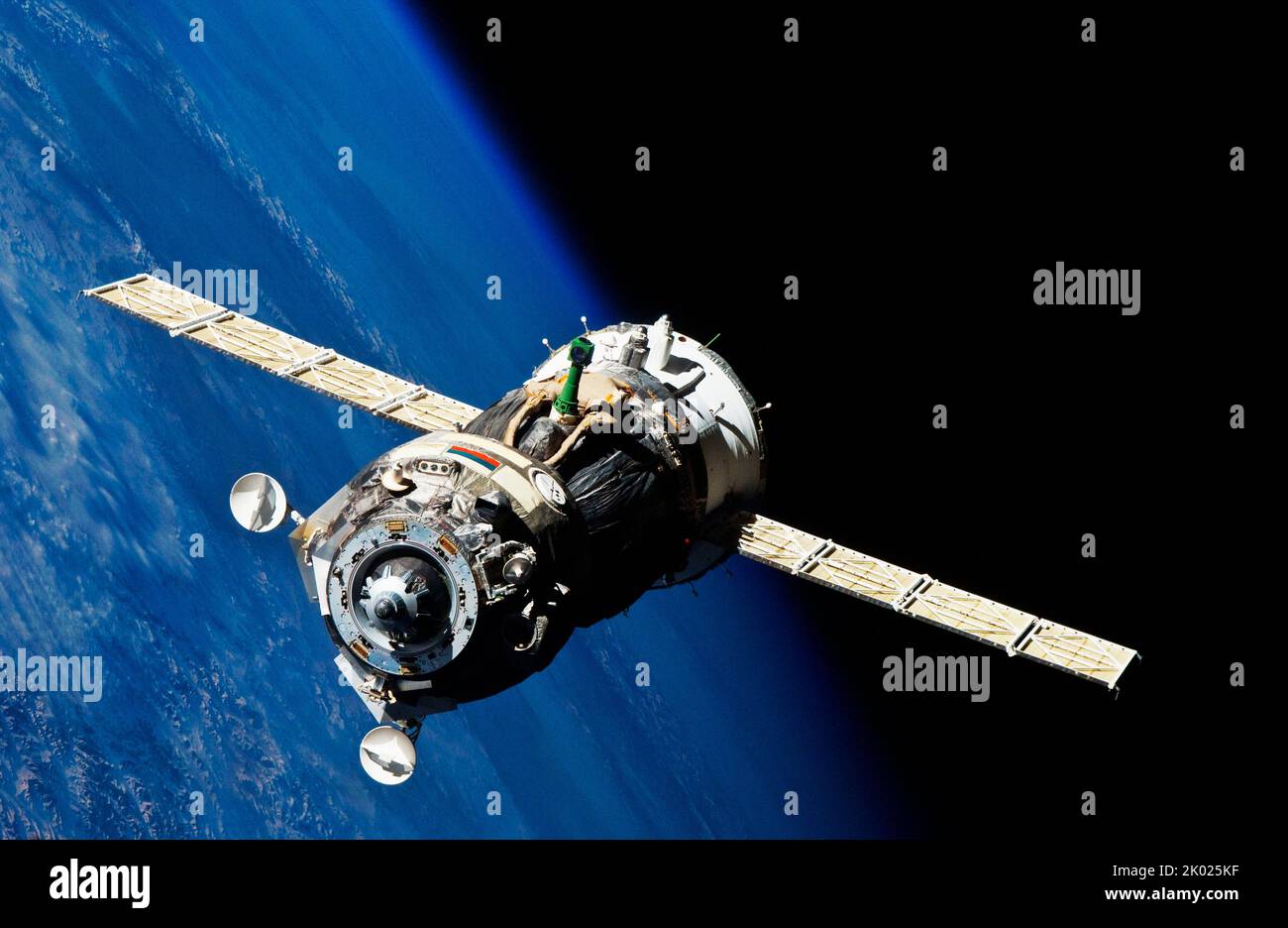 The Soyuz TMA-19 spacecraft Stock Photo
