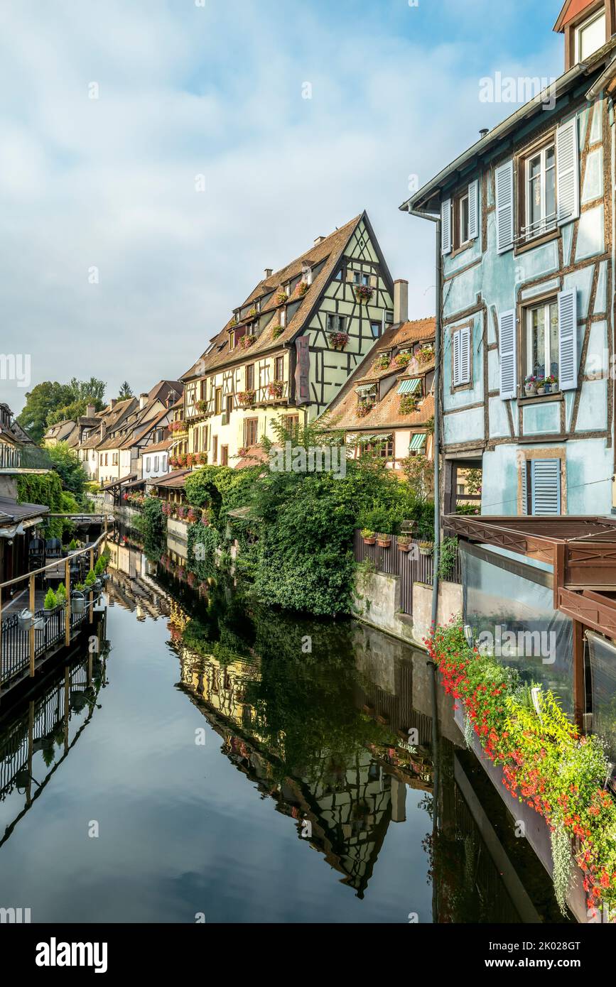 Petite Venice in Colmar, Alsace France Stock Photo