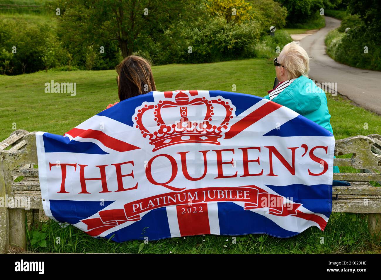 Queen's Platinum Jubilee Celebrations with Royal themed Scarecrows in