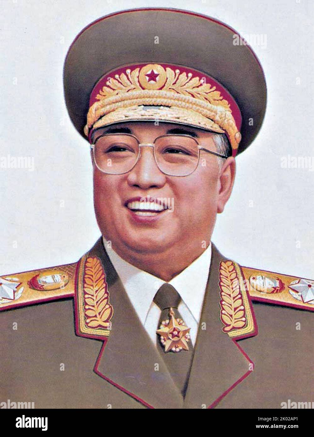 Kim Il Sung leader of North Korea 1950 Stock Photo