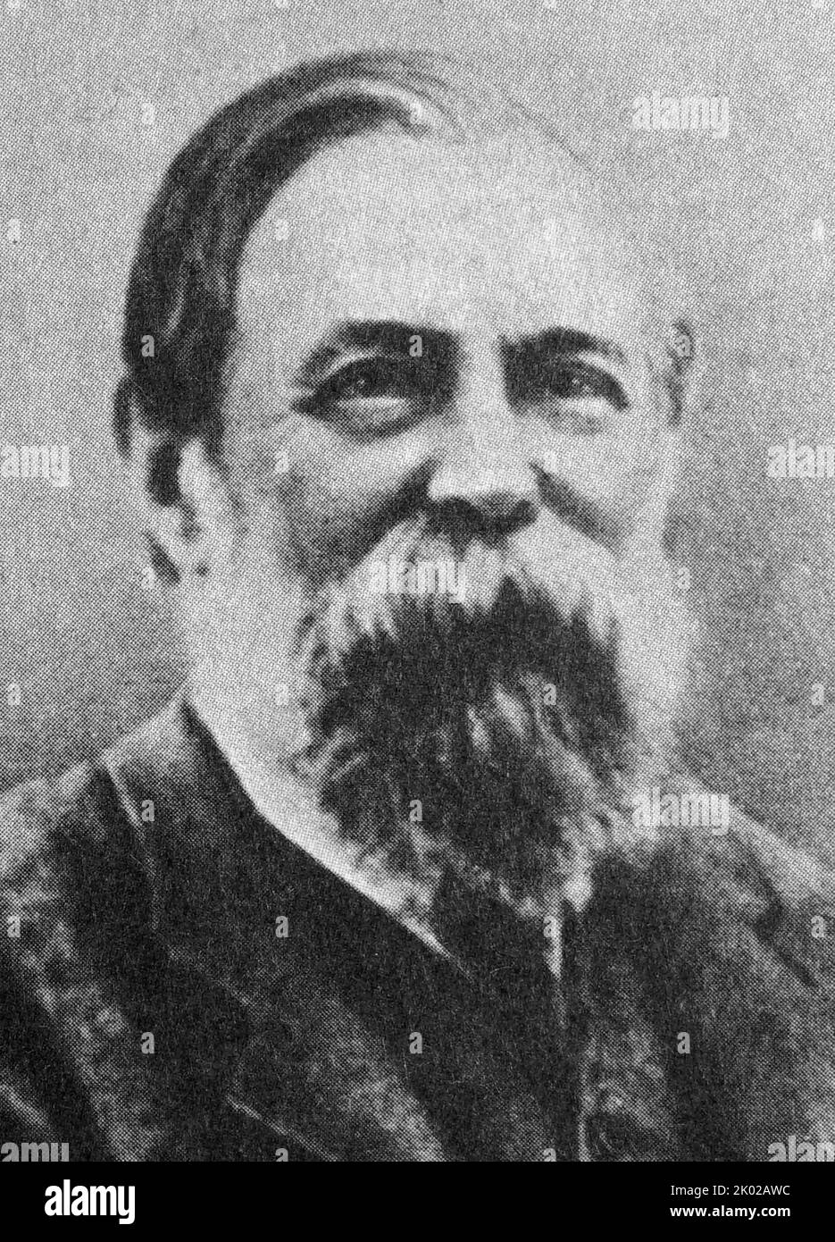 Friedrich Engels (1820 - 1895), German philosopher, historian, political scientist and revolutionary socialist. Stock Photo