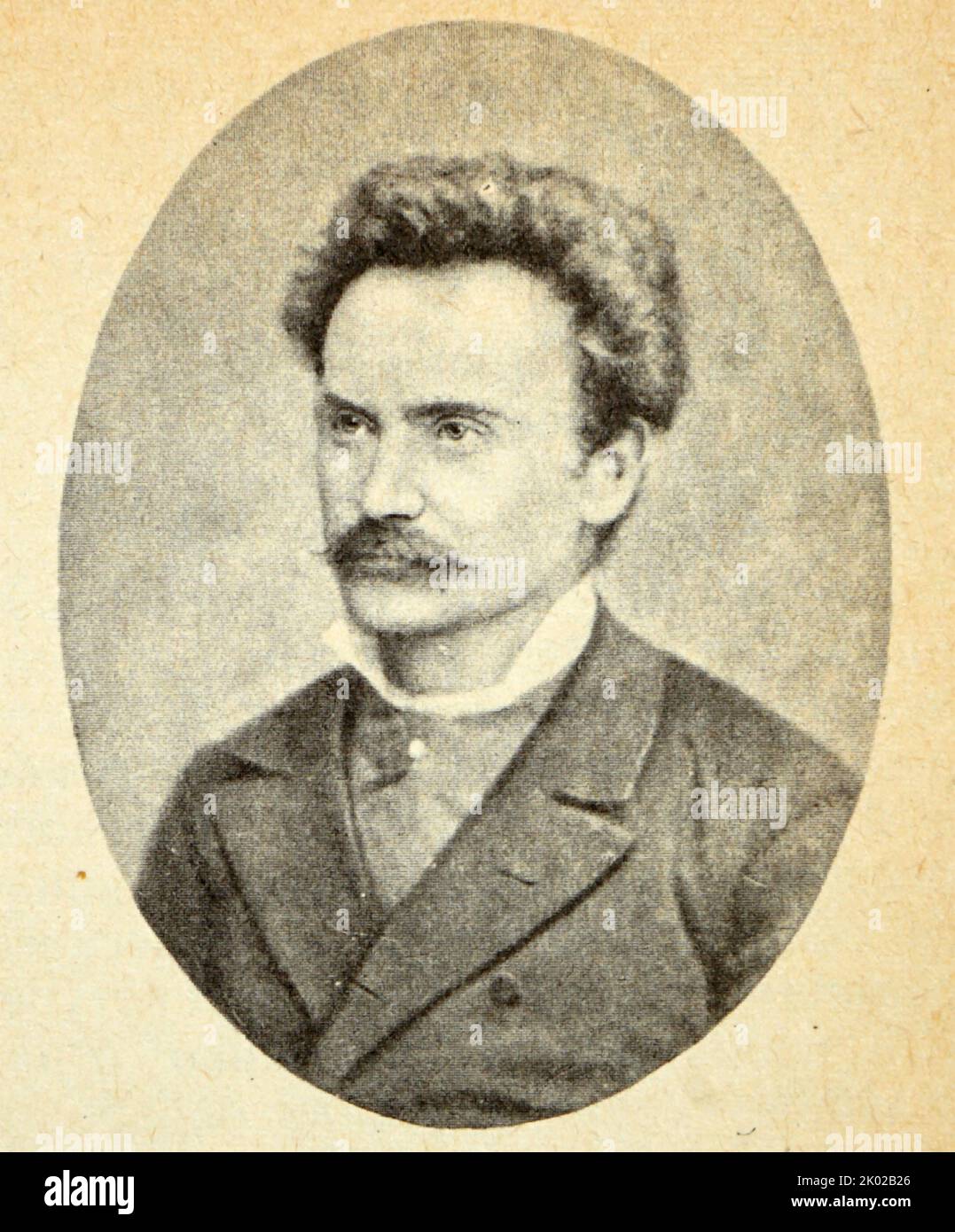 Ivan Yakovlevich Franko (1856-1916) was the only Ukrainian poet to be nominated for the Nobel Prize in Literature Stock Photo