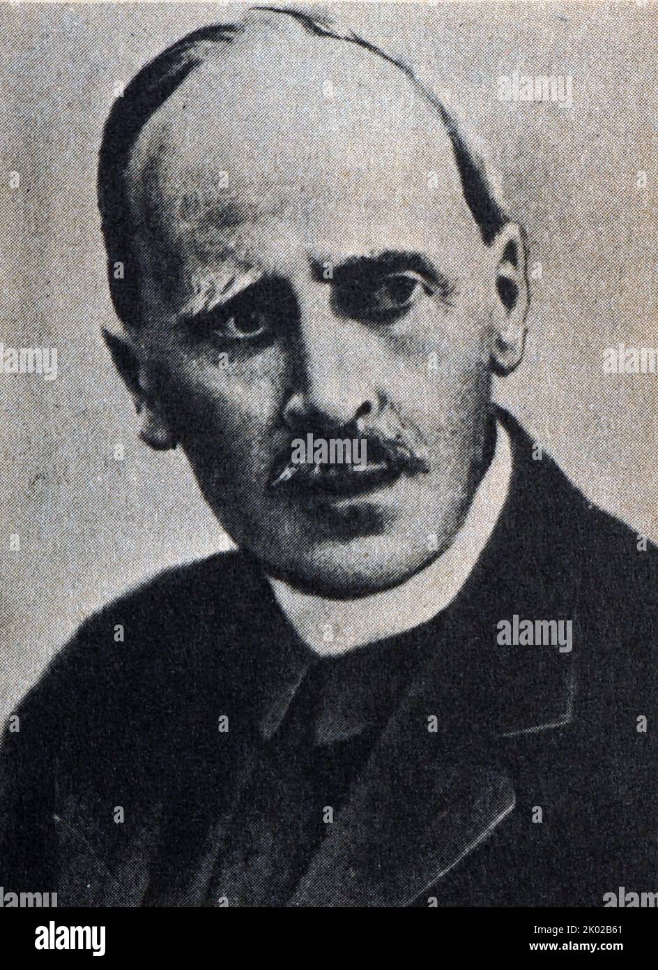 Romain Rolland (1866 - 30 December 1944) French dramatist, novelist, essayist, art historian and mystic who was awarded the Nobel Prize for Literature in 1915 Stock Photo