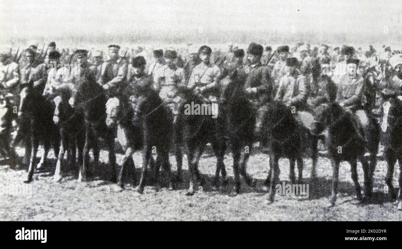 The 1st cavalry army. 1919. Stock Photo