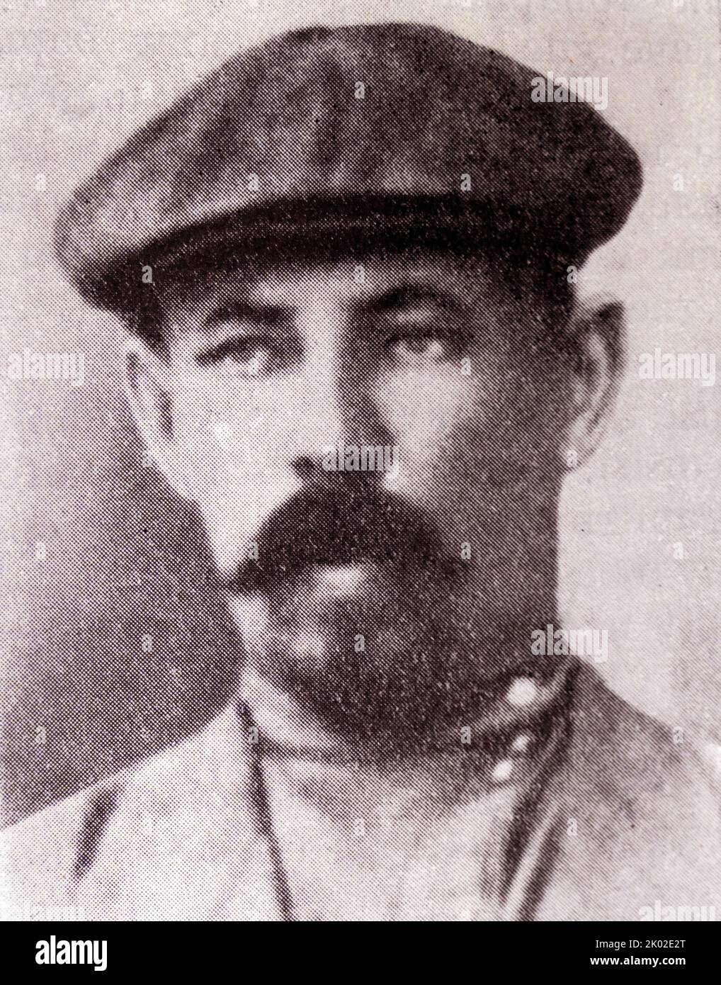 Fyodor Nikanorowitsch Muchin (1878 - 1919); Russian revolutionary. From December 1917 he was one of the leaders of the Bolsheviks in the Amur area , from February 1918 chairman of the area executive committee. In 1919 he was captured by the White Guards in Blagoveschensk and murdered after being questioned for over 12 hours. Stock Photo