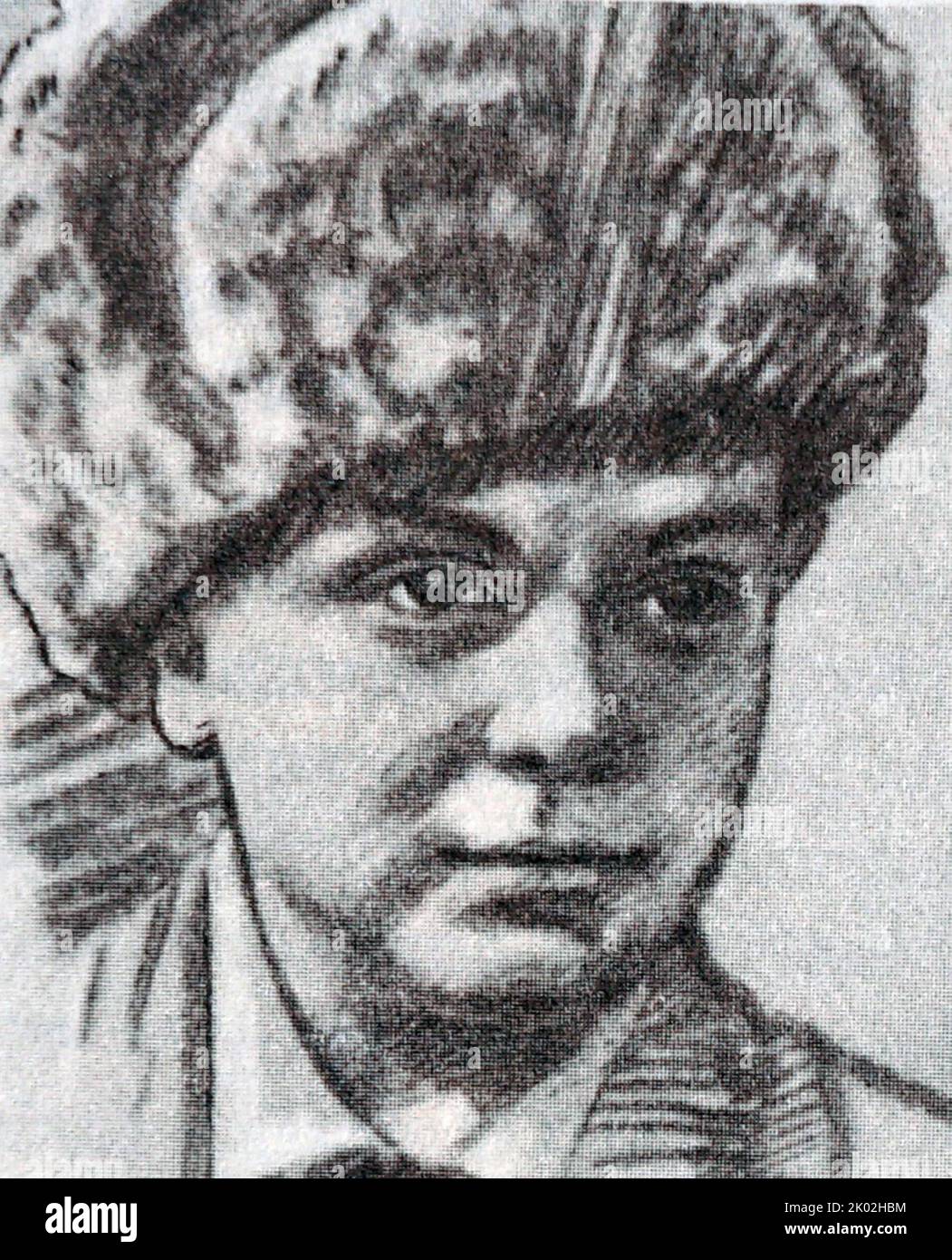 Pioneer hero of the Soviet Union during the Great patriotic war, (World War Two): Lenya Golikov Stock Photo