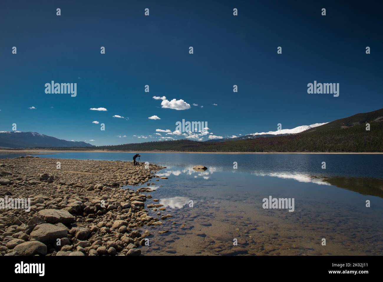 Twin Lakes, Leadville, Colorado USA Stock Photo - Alamy