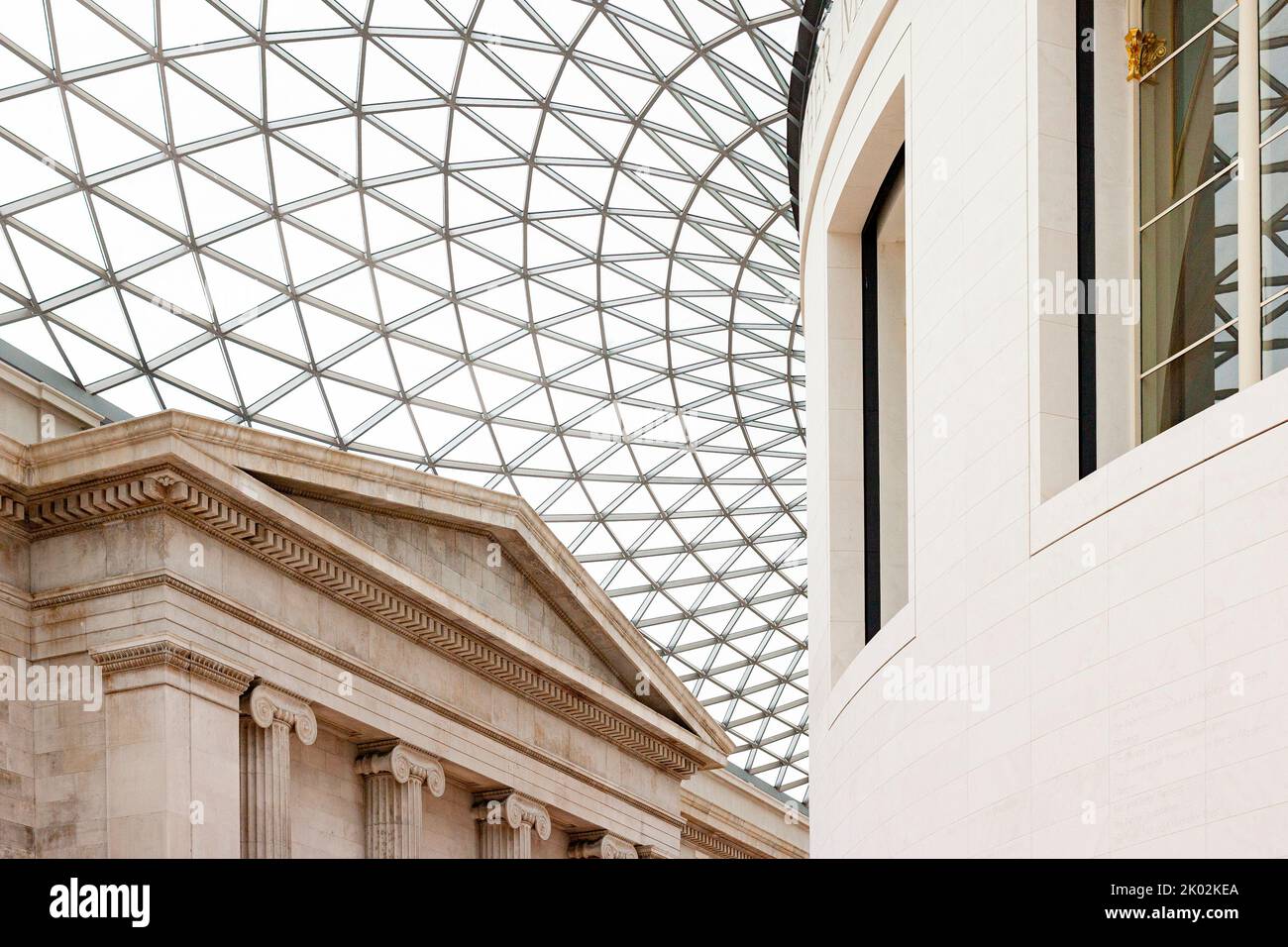 Great Court of the British Museum, London UK Stock Photo