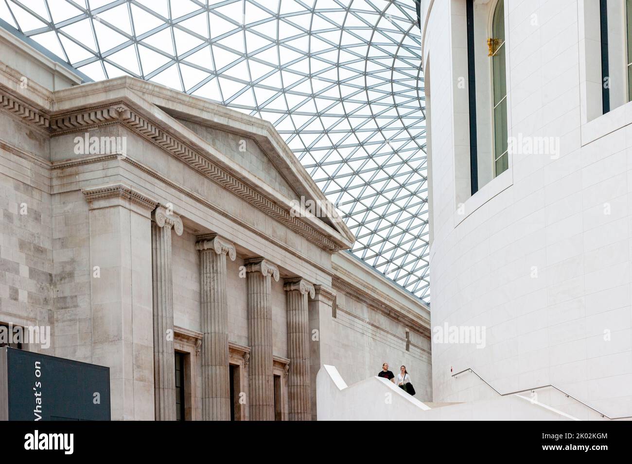Great Court of the British Museum, London UK Stock Photo