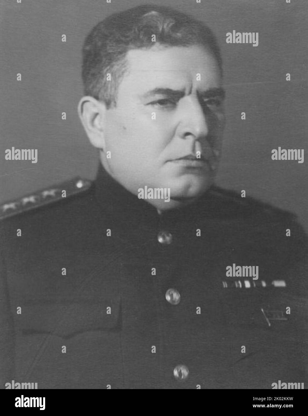 Ivan Stepanovich Yumashev (1895 - 1972) Soviet Navy admiral, Hero of the Soviet Union (14 September 1945), and Commander-in-Chief of the Soviet Navy from January 1947 to July 1951 Stock Photo