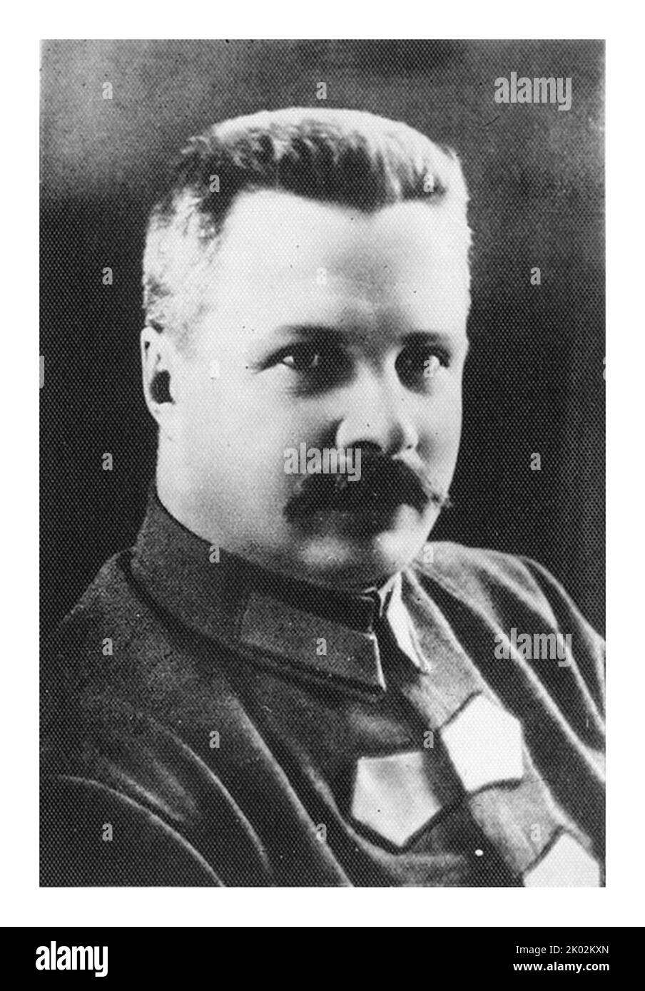 Mikhail Vasilyevich Frunze (1885 - 1925) Bolshevik leader during and just prior to the Russian Revolution of 1917. He is best known for defeating Baron Peter von Wrangel in Crimea. Stock Photo