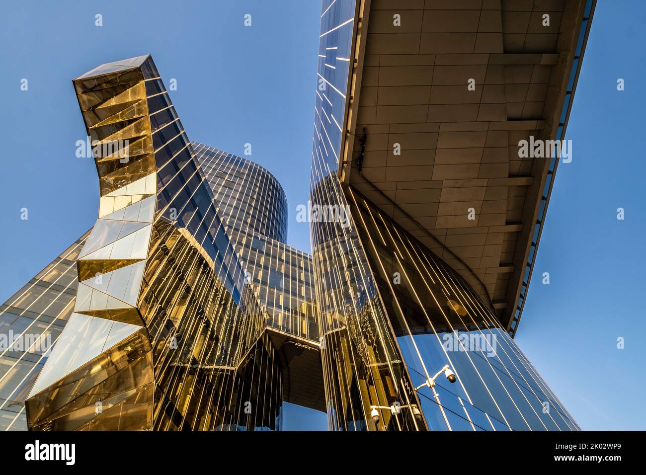 Torre Mare Nostrum designed by architects Enric Miralles and Benedetta